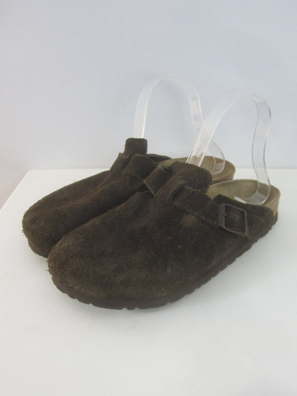 Birkenstock Women 7 Boston Clogs Dark Brown Mules Germany EU 37 Classic
